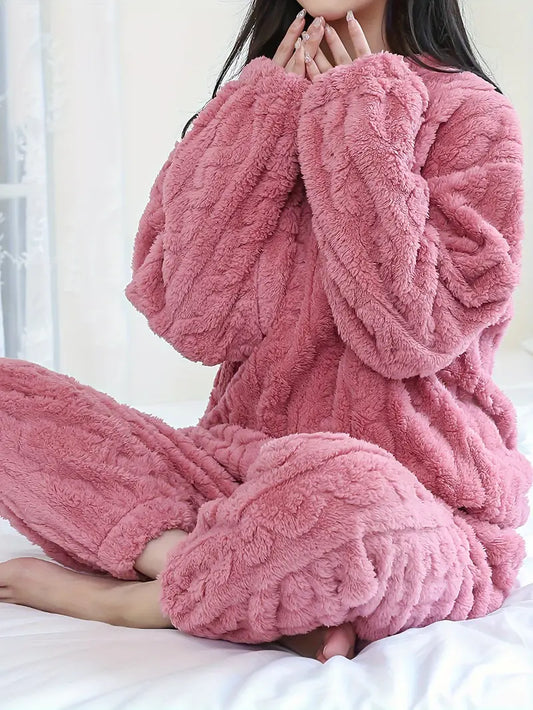 Set di pigiama in peluche per donne